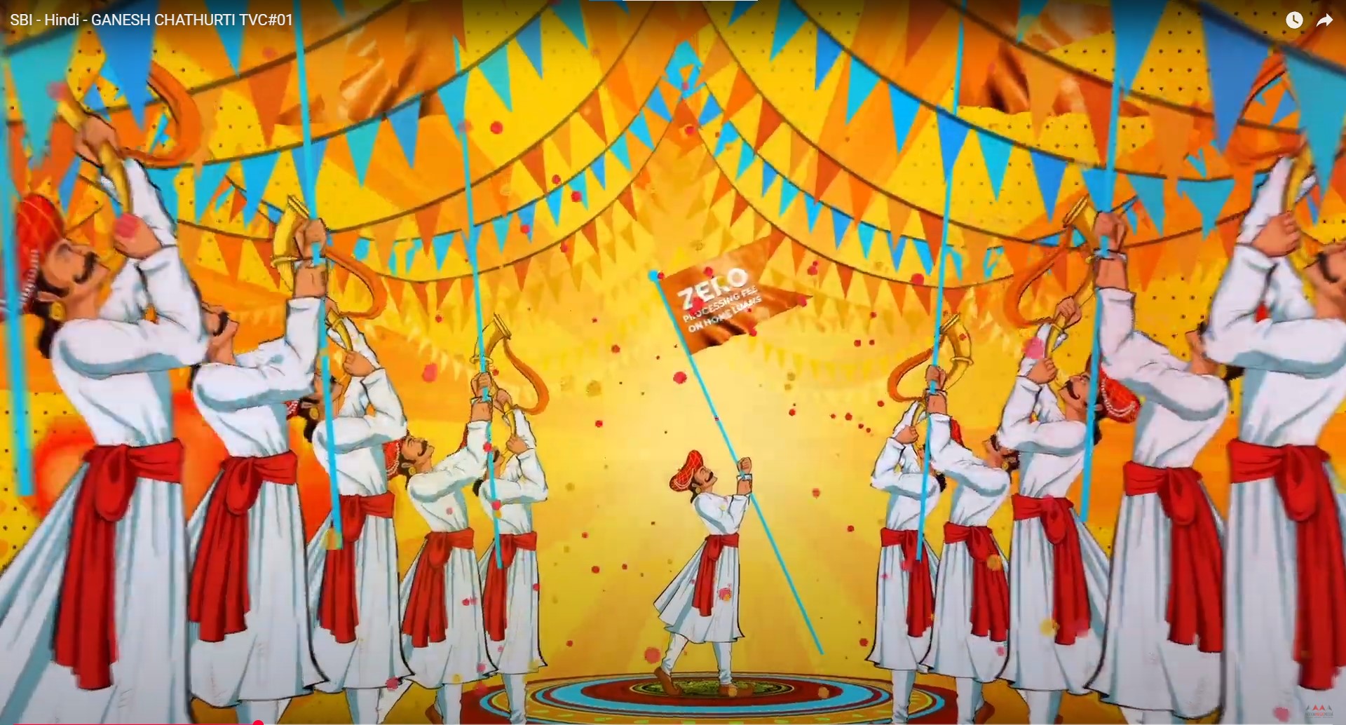 2D Animation - SBI Ganesh Chaturthi 2D Animation